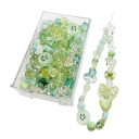 Perline acriliche 10 g Perline colorate per la creazione di gioielli e braccialetti Perline da infilare per la creatività e il fai-da-te 7