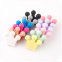 Perline di silicone a forma di corona - 10 pz 17