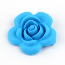 Perline di silicone a forma di fiore - 10 pz 5
