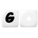 Perline in silicone alfabetiche 10 pz 10