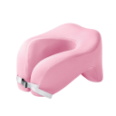 Pernă de călătorie în formă de U, 24 x 28 x 17 cm, spumă cu memorie, bumbac, pernă ergonomică pentru susținerea gâtului, pentru călătorii 3