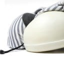 Pernă de călătorie ortopedică din spumă cu memorie Pernă ergonomică pentru gât Avion Mașină Birou Relaxant Suport pentru gât Compact 28x23x14 8