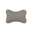 Pernă de gât auto 25x17 cm din piele PU Pernă reversibilă pentru susținerea capului cu umplutură pentru ameliorarea durerii în timpul călătoriilor Pernă universală auto 2