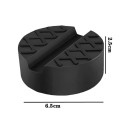 Pernă din cauciuc pentru cricul auto 6,5 x 2,5 cm neagră universală protector pentru cadru din cauciuc 4