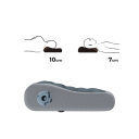Perna ergonomicã gonflabilã 30 x 42 cm Perna de cãlãtorie pentru camping cu douã straturi 7 si 10 cm Ușoarã, lavabilã Portabilã pentru mașină si acasã 3