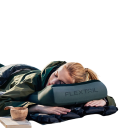 Perna ergonomică gonflabilă 30 x 42 cm Perna de călătorie pentru camping cu două straturi 7 si 10 cm Ușoară, lavabilă Portabilă pentru mașină 8