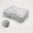 Pernă ergonomică între genunchi 34 x 24 cm Pernă ortopedică pentru dormit pe lateral cu curea ajustabilă Suport pentru coloana vertebrală, genunchi 2