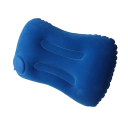 Pernă gonflabilă portabilă 43x28x10 cm, pernă de călătorie cu suport pentru gât și spate cu valvă, ușoară, pliabilă, 120 g, relaxare 3