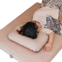 Pernă portabilă autoumflătoare 46 x 30 x 9 cm pernă de călătorie ultraușoară 3D Camping Somn Saltea gonflabilă Ambalare compactă 15 x 22 cm 2