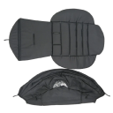Perna și parasolarul pentru căruciorul Babyzen YOYO Accesoriu de protecție împotriva soarelui Confort pentru bebeluș Set respirabil de vară 1