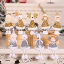 Personajes navideños con lentejuelas 1
