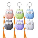 Personal Security Alarm 130 dB Owl Keyring with LED Light Mini Alarm 1