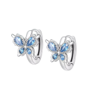 Persönliche Schmetterlingsohrringe 925 Silber für Frauen Modischer Schmuck Geschenke Ohrringe Symbol für Transformation, Wiedergeburt und persönliches 3