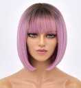 Peruca curta com franja 11
