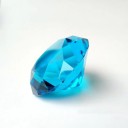 Pesar de vidro colorido em forma de diamante 4 cm Decoração cristal cortado Adorno Presente Decoração de casamento Natal Joia 4