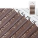 Pestañas individuales artificiales Morandi C de colores 8–14 mm grosor 0,07 mm Pestañas adhesivas suaves en tonos pastel para extensión de pestañas voluminosas 3