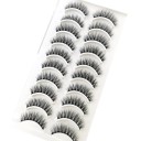 Pestañas postizas adhesivas 10 pares 10