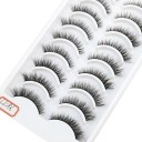 Pestañas postizas adhesivas 10 pares 11