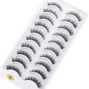 Pestañas postizas adhesivas 10 pares 14