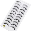 Pestañas postizas adhesivas 10 pares 43