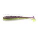 Peștișori din cauciuc ring shad 6,3 cm 1,4 g Pachet 20 buc Momeli moi cu sare și microcanale Pentru pescuitul peștișorilor răpitori 32