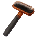 Pet Brush with Soft Pins and Padded Base Length 18 cm and Head 10.9 x 4.6 cm Shaped Handle with Loop 2