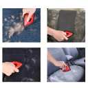 Pet Hair Remover 14.5x9.5x1.8 cm Cleaning Tool for Sofa, Carpet, Car Seat Reusable 4 Tips Handle Double-Sided Design 8
