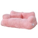 Pet Sofa 65 x 46 x 30 cm Plush Bed with PP Cotton Filling Comfortable Soft Seat for Dogs and Cats 4