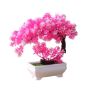 Petit arbre artificiel en pot 1 pièce Plante décorative factice Simulation d'arbre Décoration de bureau Décoration en plastique pour maison, hôtel et jardin 2