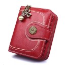 Petite portefeuille en cuir pour femmes M263 3