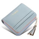 Petite portefeuille en cuir pour femmes M306 5