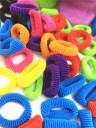 Petites élastiques à cheveux - 100 pcs 2