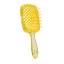 Pettine da donna per capelli annodati 20,5 cm Pettine in plastica per capelli bagnati e ricci Design scintillante Massaggio del cuoio capelluto 7