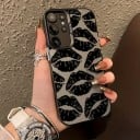 Pevne etui na Samsung Galaxy S24 Ultra z wzorem Materiał PC i TPU Tylny pokrowiec z poliwęglanu Ochronny pokrowiec na telefon 16