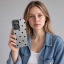 Pevné pouzdro na Samsung Galaxy S24 Se vzorem Materiál PC a TPU Zadní kryt z polykarbonátu Ochranný obal na mobil 4