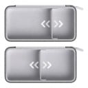 Pewny organizator na elektronikę 265 x 110 x 85 mm Oxford 900D Przesuwany separator Kieszeń na zamek Na powerbankę i kable 5