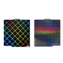 PEY Skynet-Kaleidoscope Double-Sided Print Bed for 3D Printer 257 x 257 mm Steel Sheet Black-Rainbow Bambu Lab X1 P1 A1 for PLA 1