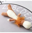 Pfeifende Plüschspielzeug für Hunde Löwe 36 cm interaktives robustes Kauspielzeug aus Polyester und Baumwolle für kleine und mittelgroße Hunde 2