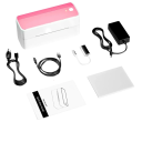 Phomemo 241 Bluetooth Thermodrucker für Etiketten 4x6 kabelloser Mini-Drucker für Versandetiketten kompatibel mit iOS Android PC 2