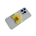 Phone Holder with Orchid Design Ring Acrylic Grip Support for Comfortable Holding and Stable Support While Using Phone 3