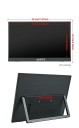 Φορητή οθόνη Anmite 16" IPS οθόνη αφής 1920 x 1200 Full HD 60 Hz HDR 16 : 10 με ενσωματωμένα ηχεία και βάση 4