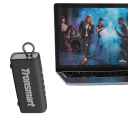 Φορητό Bluetooth ηχείο 20W IPX7 Αδιάβροχο Στερεοφωνικό TWS 20h Αυτονομία 2000mAh USB-C AUX 5.3 Μικρόφωνο Εξωτερική Μουσική Τύπου-C Ηχείο 2