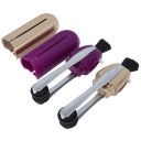 Φορητό καθαριστικό γυαλιών με βούρτσα και καθαριστικές επιφάνειες Διπλός καθαρισμός φακών Προστατευτική θήκη Υλικό ABS και TPE 9,5 x 3 x 2,5 cm 6