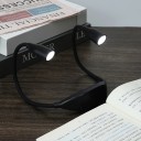 Φωτάκι LED για τον λαιμό Δύο ευλύγιστα χέρια 3 χρώματα φωτός και 9 λειτουργίες Τροφοδοσία 2x AA 30 x 15 εκ. Για διάβασμα, πλέξιμο 5