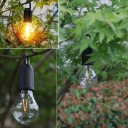 Φωτιστικό LED κάμπινγκ με ηλιακή ενέργεια και γάντζο 160 × 70 mm USB-C φόρτιση IPX4 αδιάβροχο φορητό φακός για υπαίθρια χρήση 5