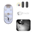 Φωτιστικό LED οροφής αυτοκινήτου 3 x 7 cm Mini USB φόρτιση Εσωτερικός φωτισμός με μπαταρία 120 mA Συμπαγές φωτιστικό Διακόσμηση εσωτερικού 2