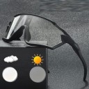 Photochromic Cycling Glasses UV400 154 mm PC Lenses Coloured Frames MTB Running Sports Sunglasses 3