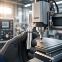 Φρέζα Στοπ 5 x 22 mm Ρητή αυλάκωση Τριπλή κοπή TCT Στοπ 12,7 mm 1/2 ίντσας Σκληρομεταλλικές λεπίδες Ασημί-άσπρη Ξύλο και MDF 3