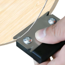 Pialla angolare per bordi 65 mm per legno in acciaio al carbonio e ABS 1