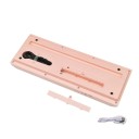 Piano électronique coloré pour enfants 41 x 15 cm avec 37 touches, microphone, câble USB et fonctions de jeu 2